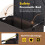 Costway 190L Deck Storage Box Patio Rattan Storage Container-Mix Brown 5