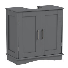 60 cm Pedestal Sink Bathroom Vanity Cabinet Under Sink Cabinet-Grey