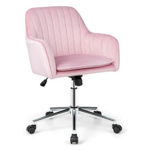 Home Office Chair Ergonomic Swivel Computer Desk Chair Leisure Vanity Armchair