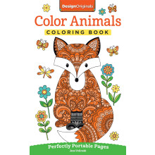 Color Animals Coloring Book: Perfectly Portable Pages (OntheGo! Coloring Book) (Design Originals) ExtraThick HighQuality Per