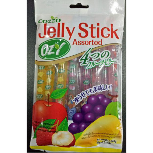 Jelly Stick Assorted 240g