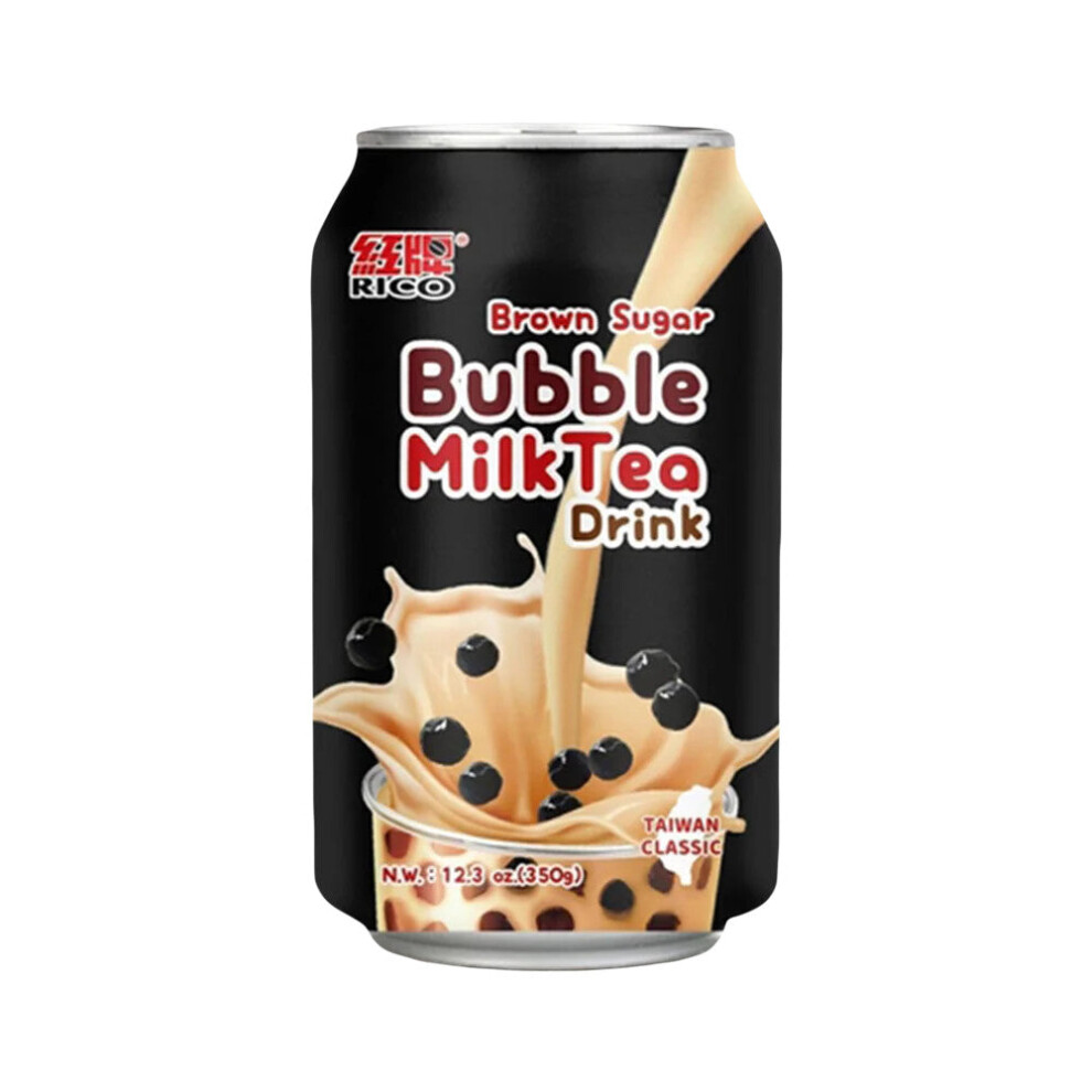 Rico Bubble Milk Tea Drink Sugar Flavour 350G Brown