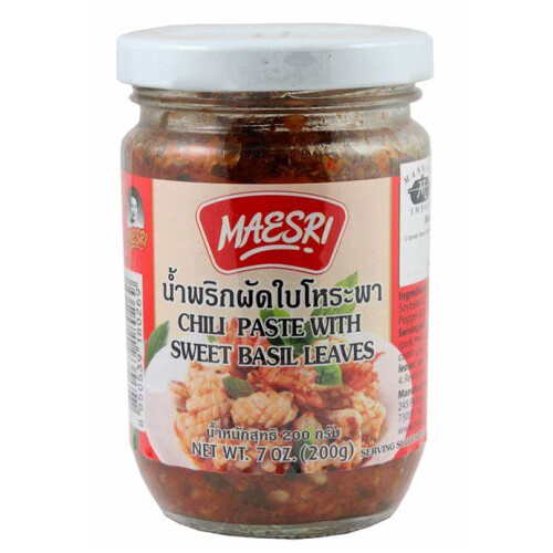 Chilli Paste with Sweet Basil 200g