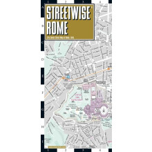 Streetwise Rome Map: Laminated City Center Street Map of Rome, Italy (Michelin Streetwise Maps)