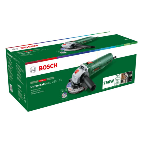 Bosch Amoladora angular - BOSCH - UniversalGrind 750-115 - 750 W - 115 mm - Cableada 1