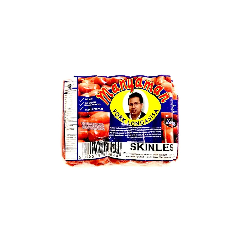 Mandhey's Pork Longanisa - Skinless Regular 454G