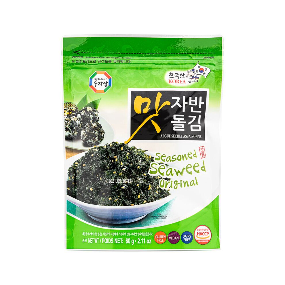 Surasang Seasoned Seaweed Flakes Original 60G