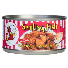 Fried Baby Clams with Chilli 70g