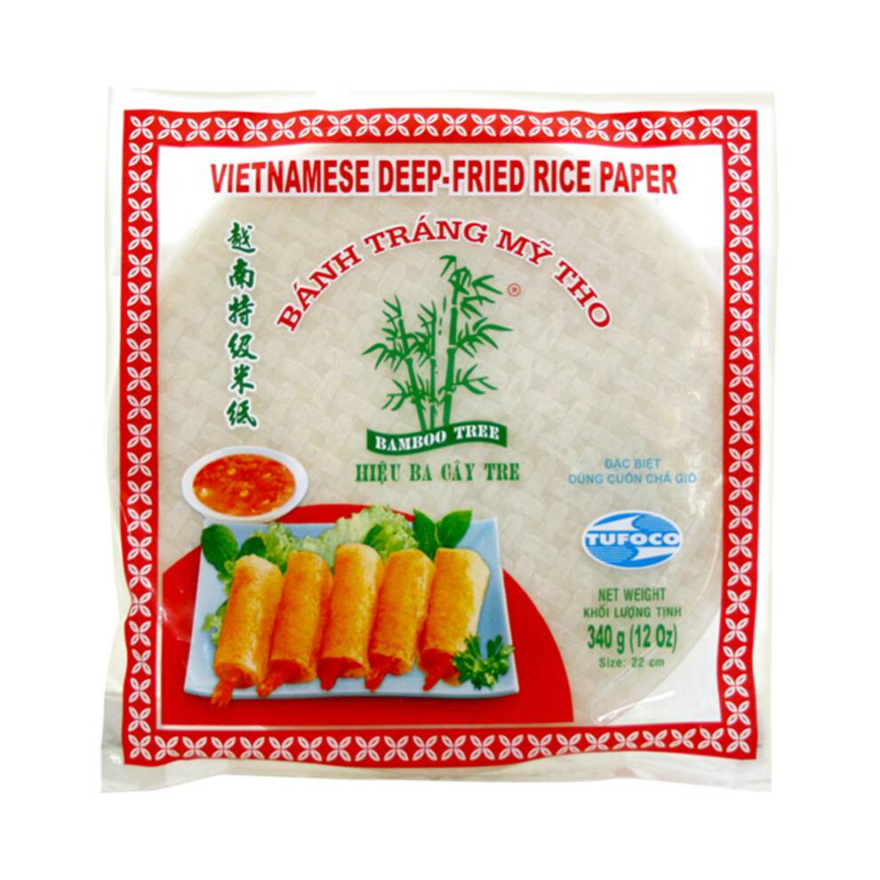 Bamboo Tree Vietnamese Deep Fried Rice Paper 22Cm 340G