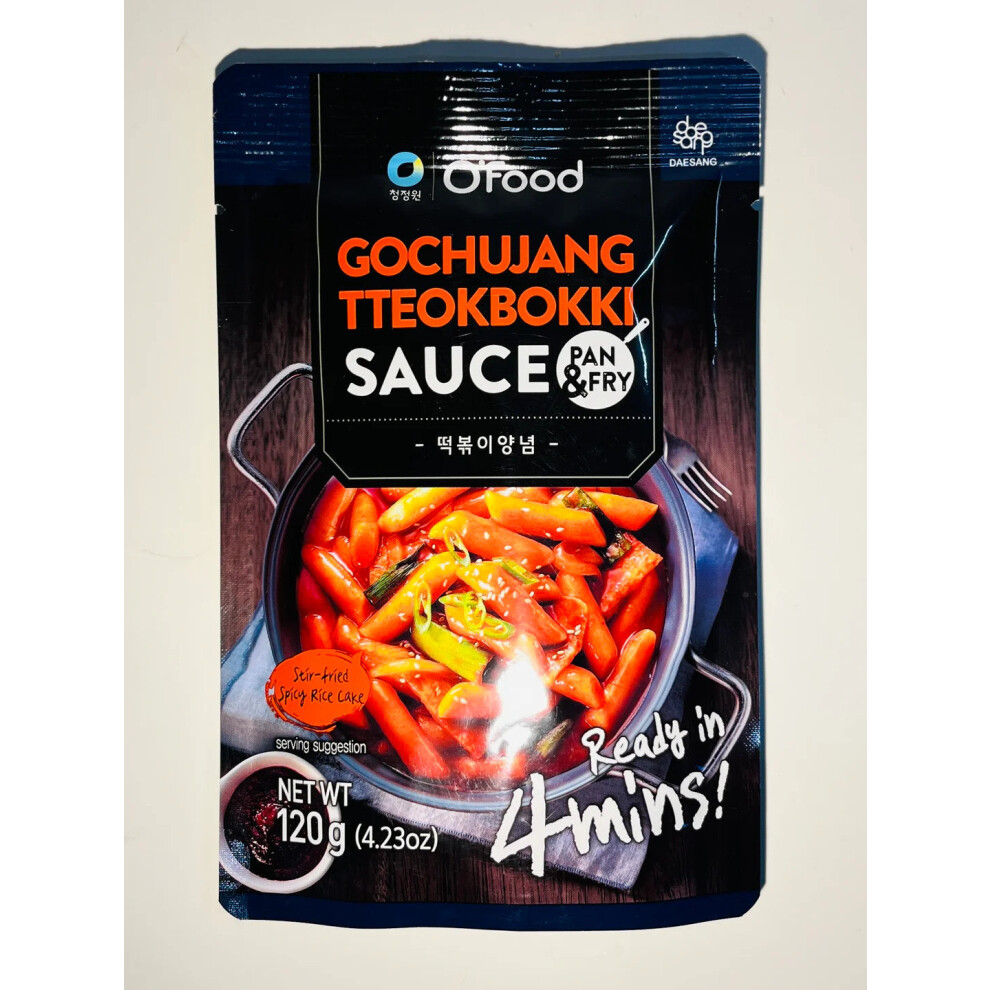 Food Food Gochujang Tteokbokki Sauce (Stir-Fried) 120G Best Before 28/07/25