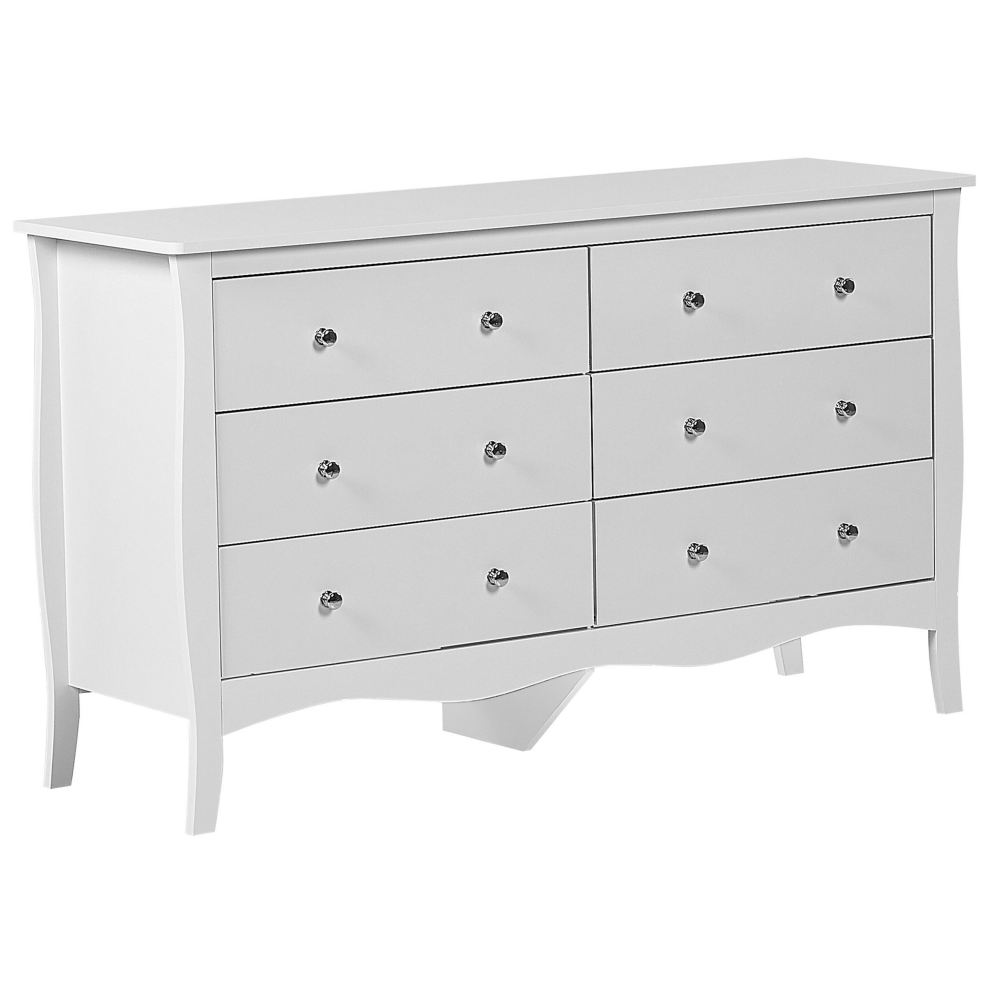 6 Drawer Chest WINCHESTER White