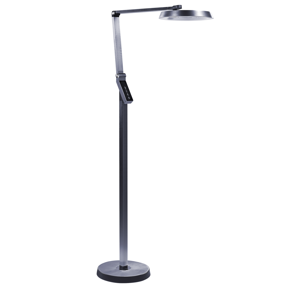 LED Floor Lamp CARINA with Dimmer Metal Dark Grey