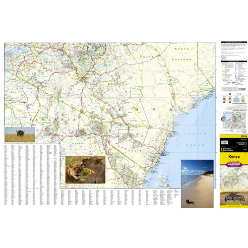 National Geographic Kenya Map (National Geographic Adventure Map, 3205) 1