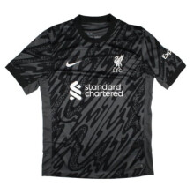 (XXL) 2024-2025 Liverpool Home Goalkeeper Shirt (Black)
