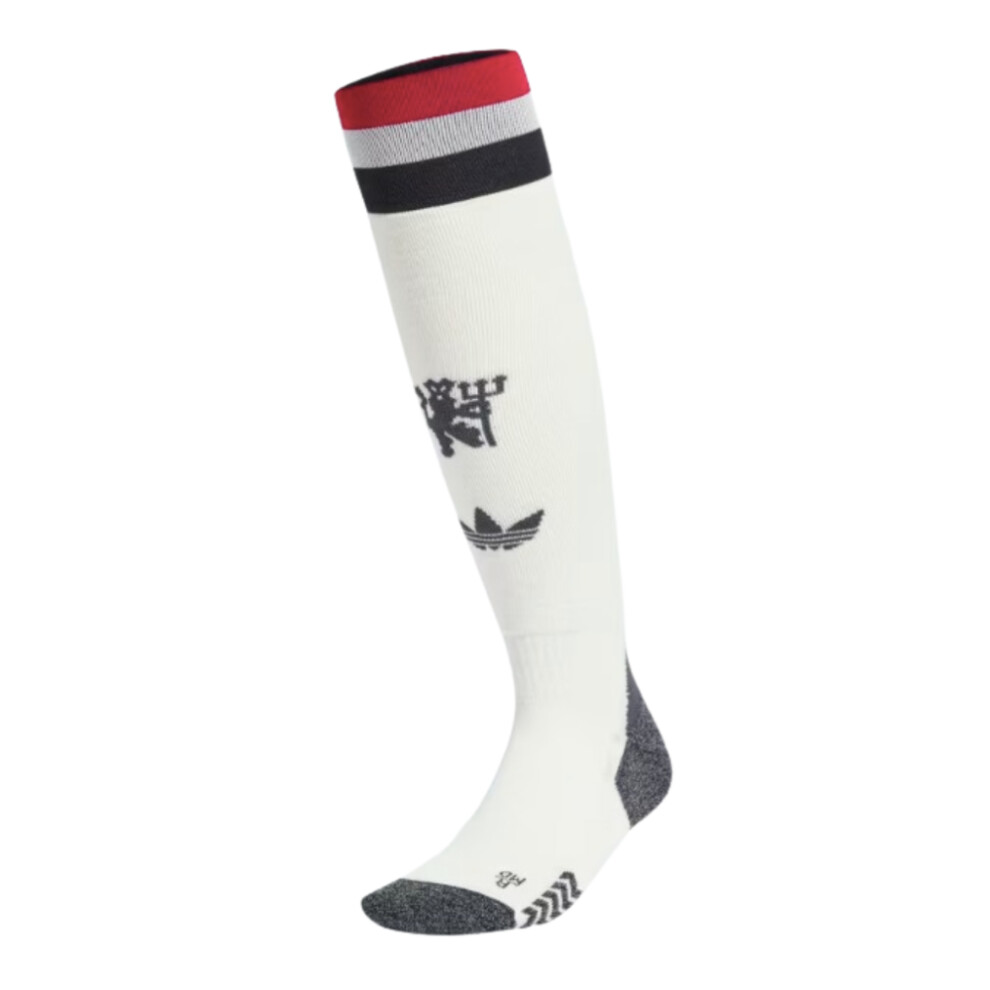 Adidas (Lb) 2024-2025 Man Utd Third Socks (Off ) White