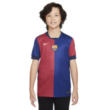 (XLB) 2024-2025 Barcelona Home Shirt (Sponsorless) - Kids