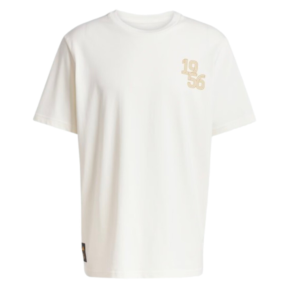 Adidas (S) 2024-2025 Real Madrid Ucl Heavy Cotton Tee (Off ) White