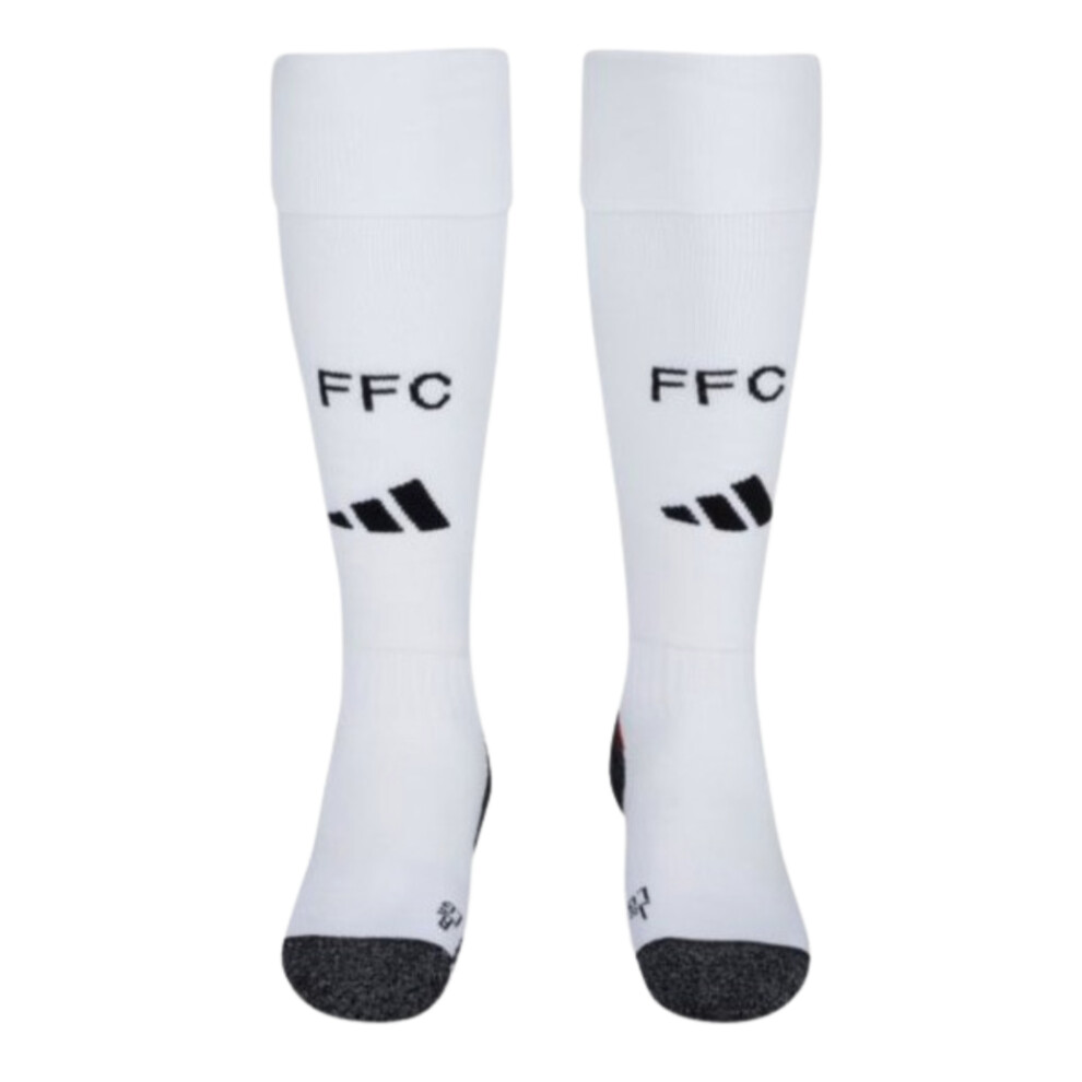 Adidas (L) 2024-2025 Fulham Home Socks (White) White