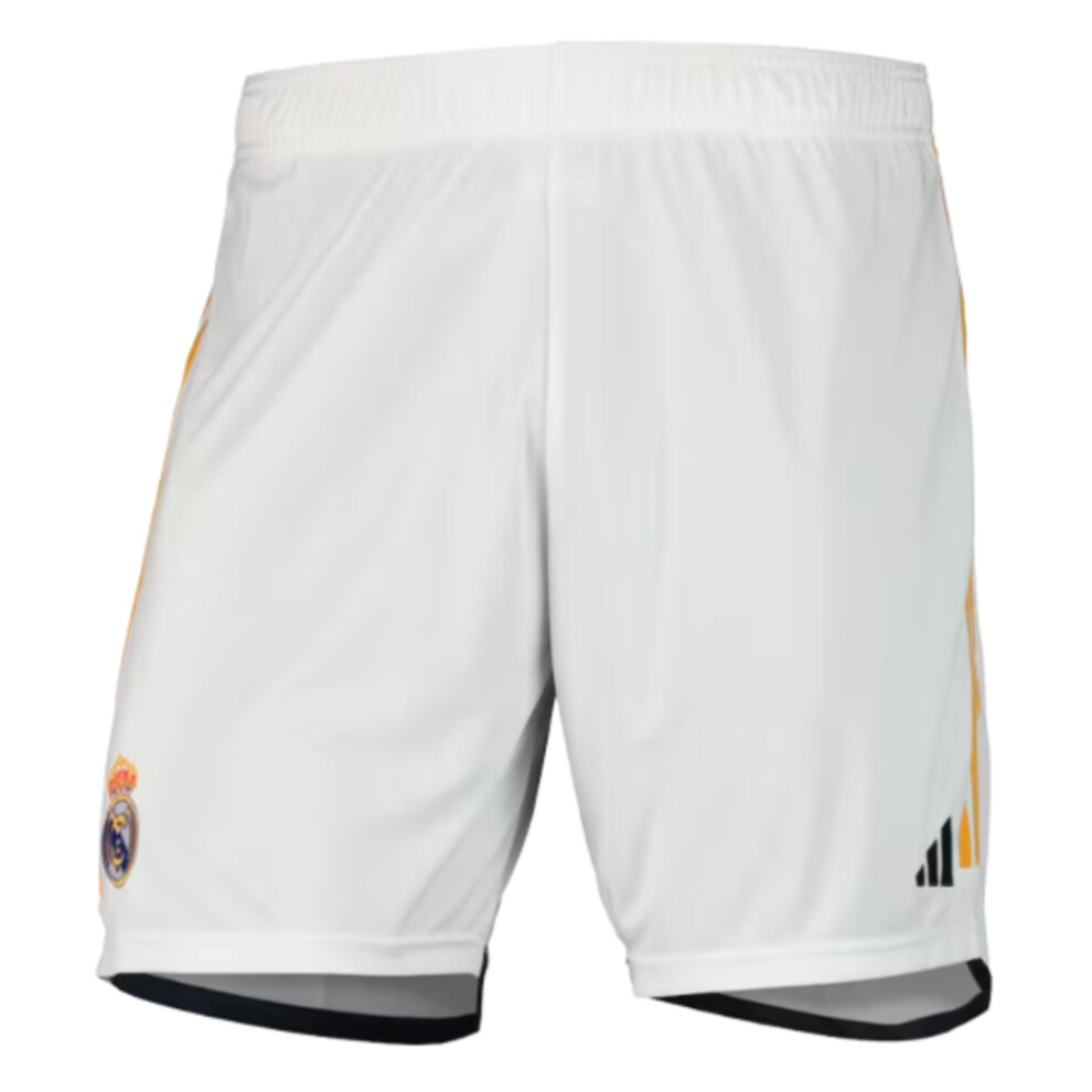 Adidas (Xxl) 2023-2024 Real Madrid Home Shorts (White) White