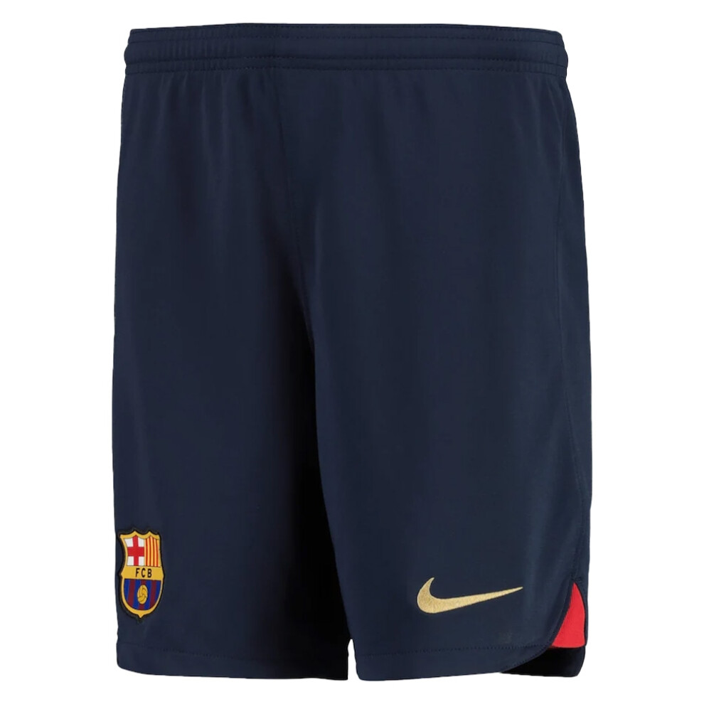 (M) 2022-2023 Barcelona Home Shorts (Obsidian)