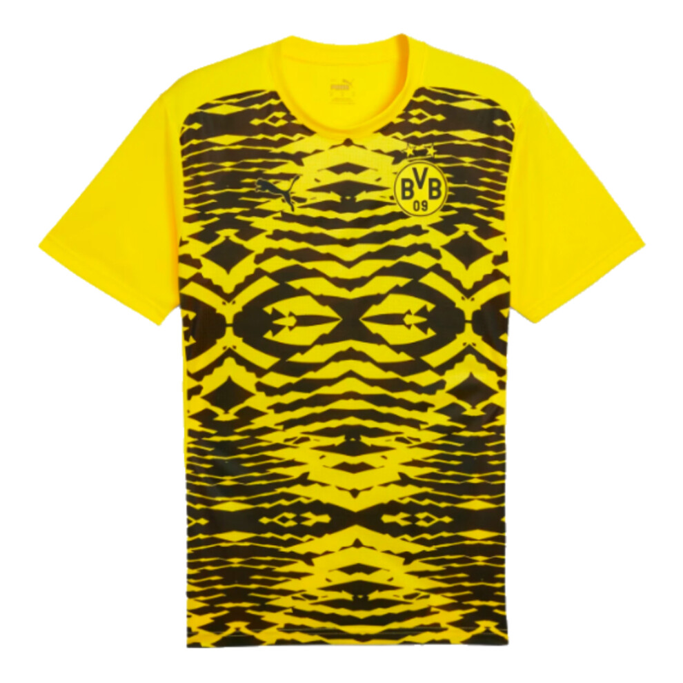 Puma (S) 2024-2025 Borussia Dortmund Prematch Ss Shirt (Yellow) Yellow