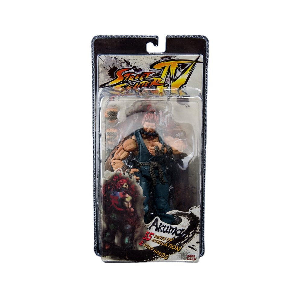 (Gouki) Street Iv Fighter Action Figure Guile Ryu Ken Chunli Akuma Desktop Toys Decor