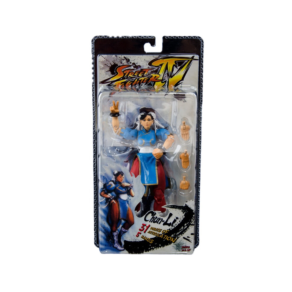 (Chun Li) Street Iv Fighter Action Figure Guile Ryu Ken Chunli Akuma Desktop Toys Decor