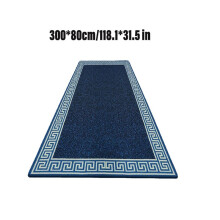 (300*80cm/118.11*31.50in) Slip Non Long Hall Runner Rugs Bedroom Carpet Mat Floor Decor Protection Home