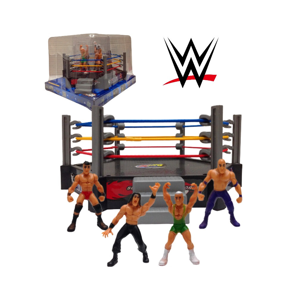 Warriors Wrestler Smackdown Toys Kid Wrestling Playset Figure Fighting Miniature