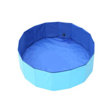 (Blue, 120×30cm/47.24*11.81in) Super Folding Large Pet Swimming Pool Outdoor Dog Bathing Tub Kid Pool Pvc Toy