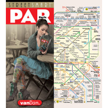 StreetSmart? Paris Map by VanDam City Street Map of Paris, France Laminated folding pocket size city travel and Metro map wi