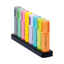 Deskset with 8 Pastel Highlighters (Pack of 8) - KF17806