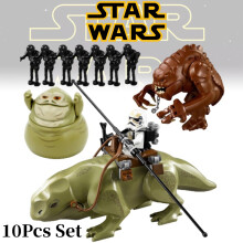 Dewback Star Wars Rancor Jabba Minifiguras Bloques de Construcción Regalos DIY Juguetes para Niños