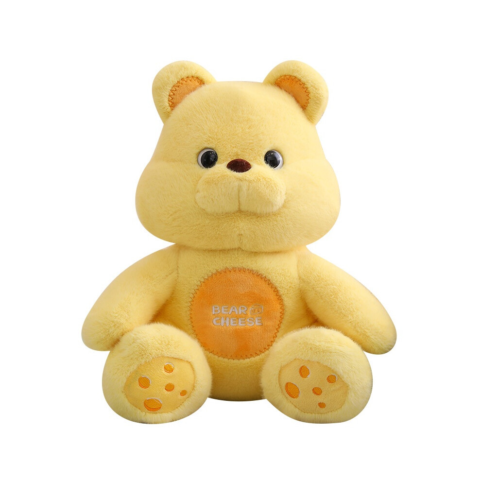 (30cm/11.81in) Bear Plush Cheese Toy Stuffed Animal Doll Kid Sleeping Companion Room Decor Gift