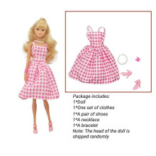 (StyleA) Barbie Movie The Doll Ken Toy With Accessories Playset Gifts Kids Collectible