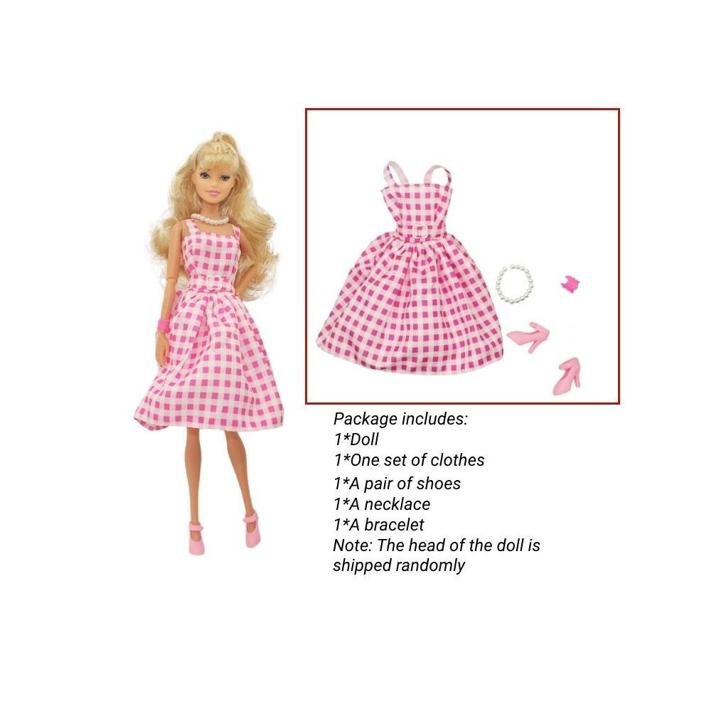 (StyleA) Barbie Movie The Doll Ken Toy With Accessories Playset Gifts Kids Collectible