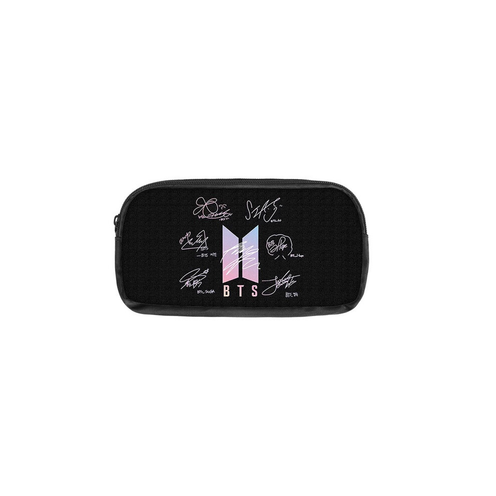 (Pencil Case) Bangtan Bts Boy Usb Backpack Schoolbag Lunch Bag Pencil Case Travel Rucksack