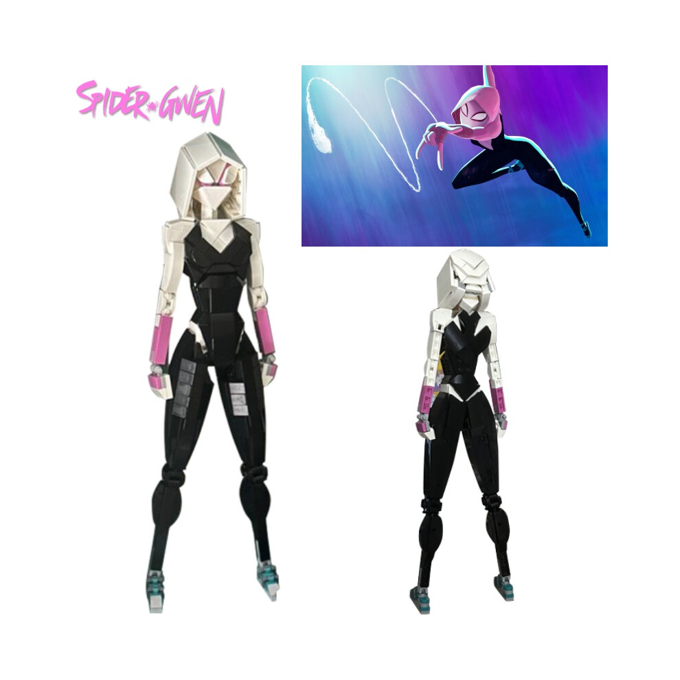 Gwen Toy Model Action Figure Building Blocks Gift Desktop Decoration