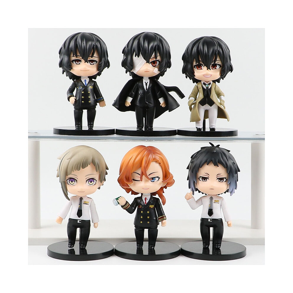 Bungo Stray Dogs Q Version Figures Set Dazai Osamu Atsushi Characters Nakajima