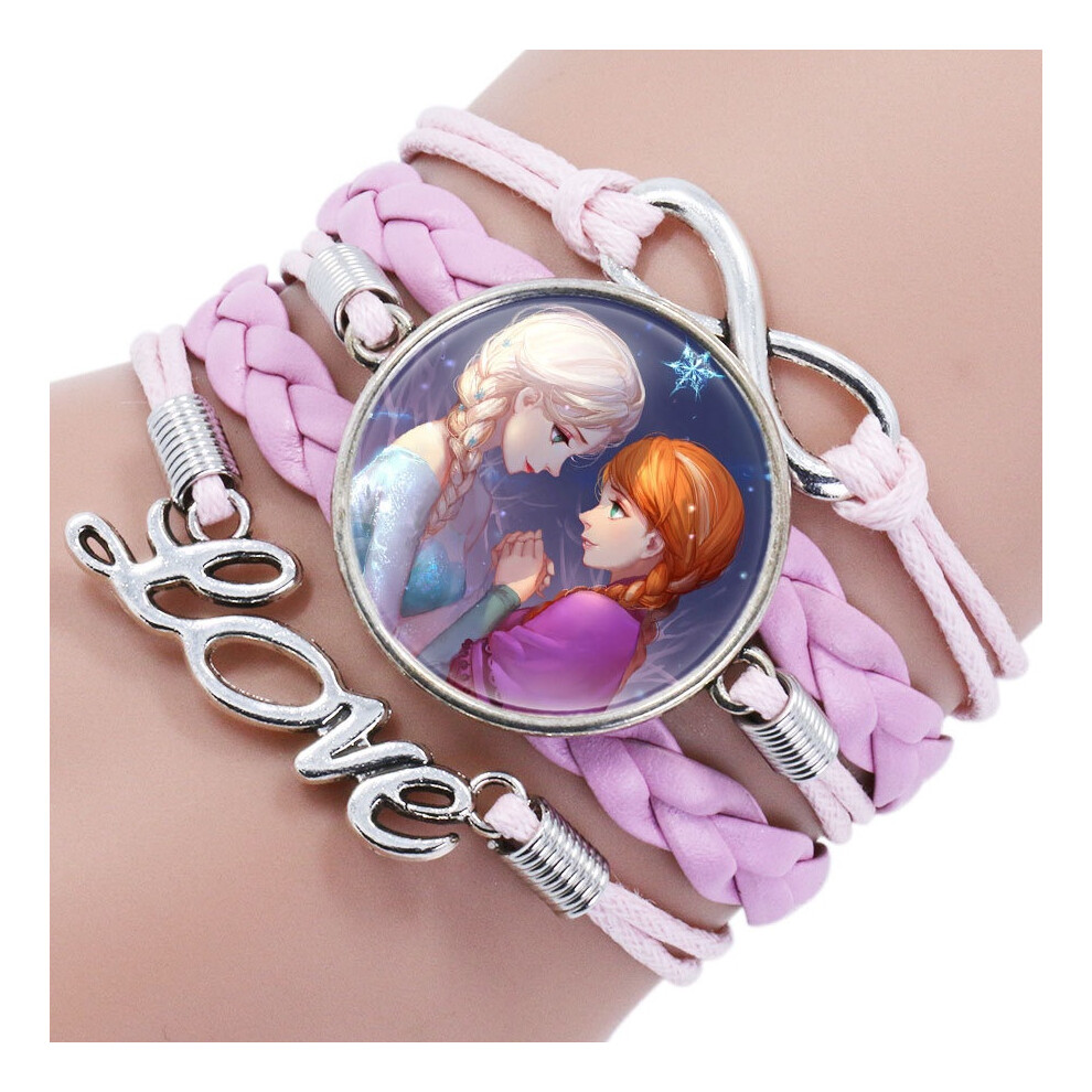 (StyleN) Childrens Colorful Frozenthemed Bracelet Elsa Anna Mermaid Characters Cinderella-image-OPC-PGWK6RN-NEW