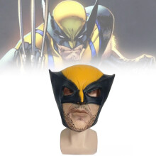 Marvel Wolverine Mask - Realistic Latex Prop for Halloween, Cosplay & Parties, Comfortable Fit, Exquisite Detail