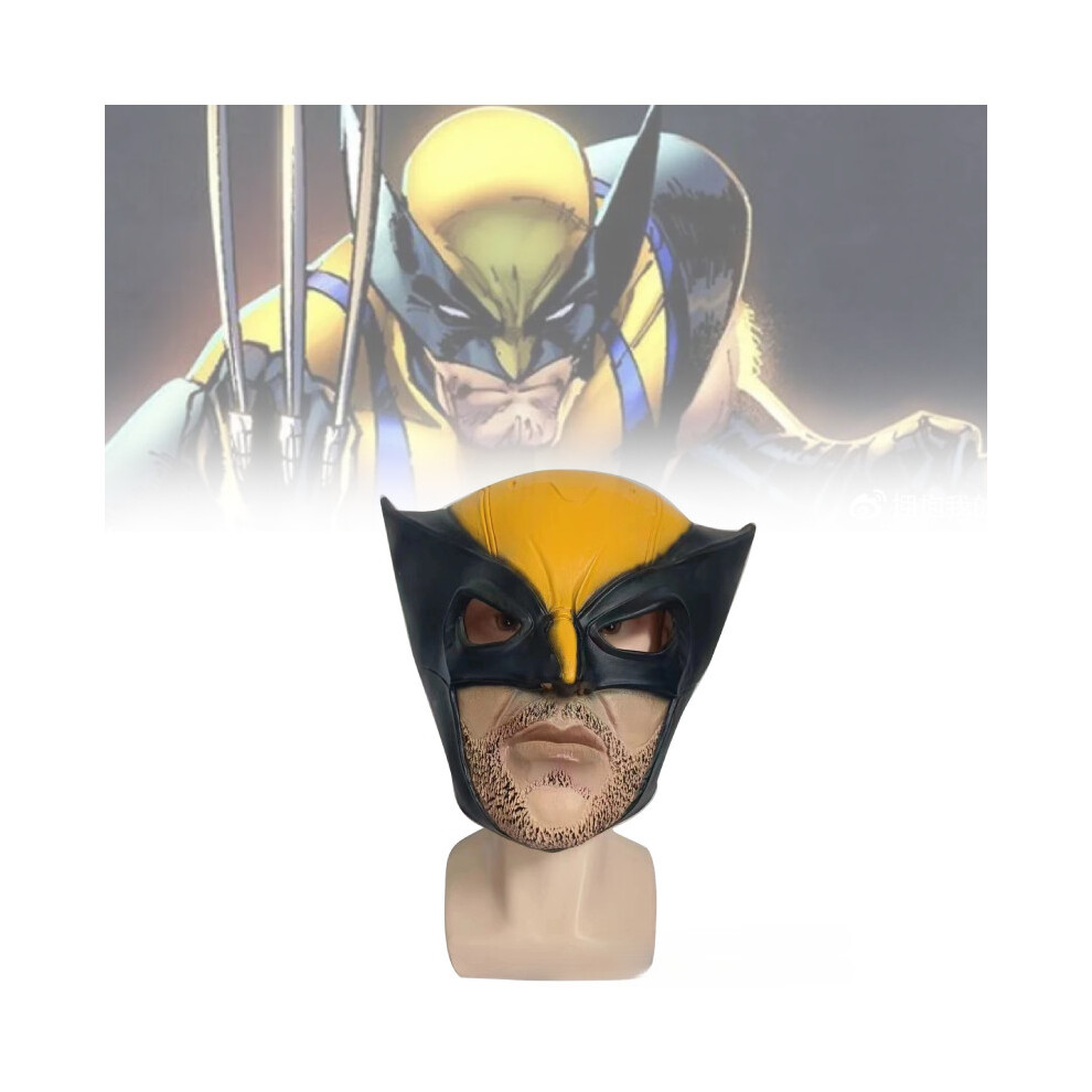 Marvel Wolverine Mask - Realistic Latex Prop for Halloween, Cosplay & Parties, Comfortable Fit, Exquisite Detail