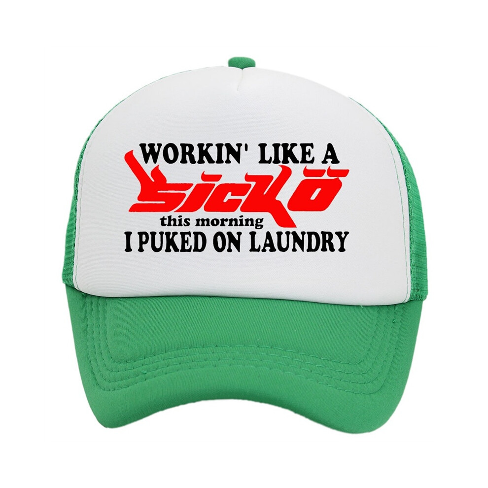 (Green) Connor Sicko Ian Trucker Hat Retro Baseball Caps Street Men Fashion Gifts Women-image-OPC-PGWKCQV-NEW