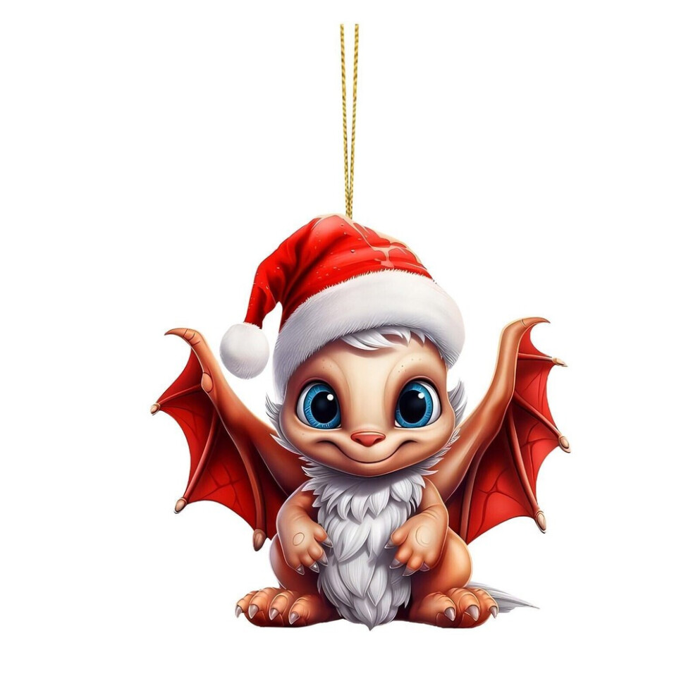 (3) Acrylic Festive Dragon Car Accessories For Charming Christmas Decorations Home-image-OPC-PGWKQ9D-NEW