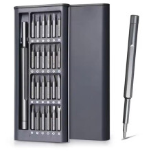 Precision screwdriver set 25 pcs, torx, PH, hex, SL, star, triangle, Y,
