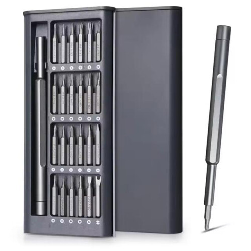 Precision screwdriver set 25 pcs, torx, PH, hex, SL, star, triangle, Y,
