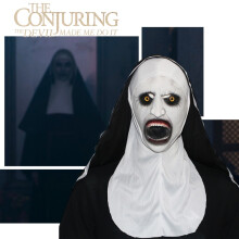 Nun The Conjuring Mask Latex Halloween Cosplay Horror Headgear Props Party Event