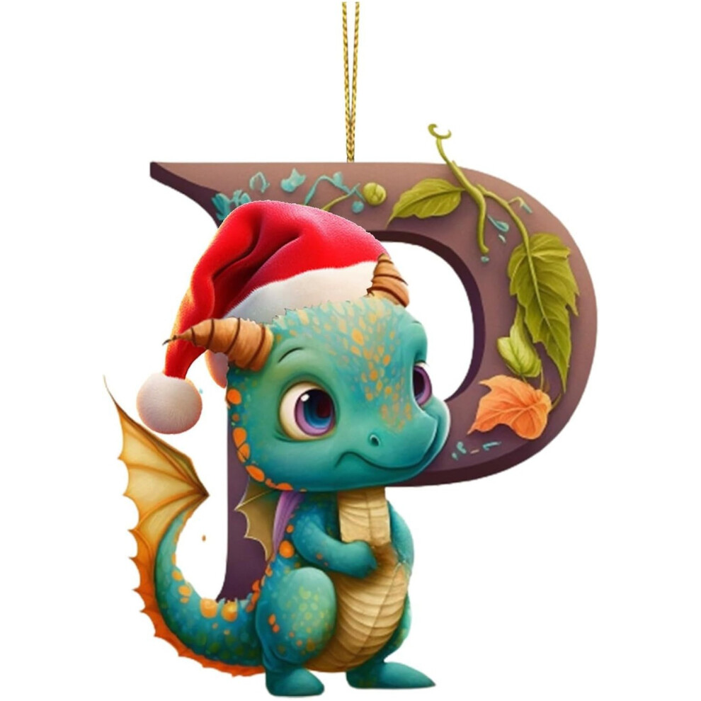 (16) Acrylic Dinosaur Unique Christmas Hanging Ornament For Home Cheerful Decor-image-OPC-PGWKQZW-NEW