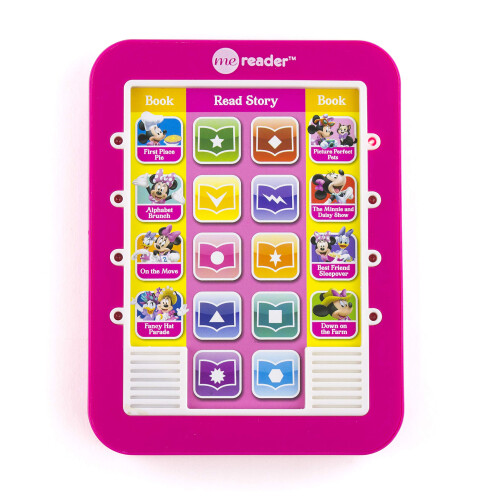 Disney Minnie Mouse  Me Reader Electronic Reader and 8 Sound Book Library  PI Kids 1