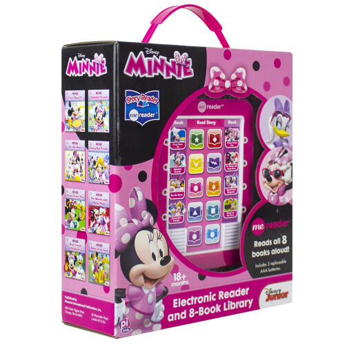 Disney Minnie Mouse  Me Reader Electronic Reader and 8 Sound Book Library  PI Kids 2